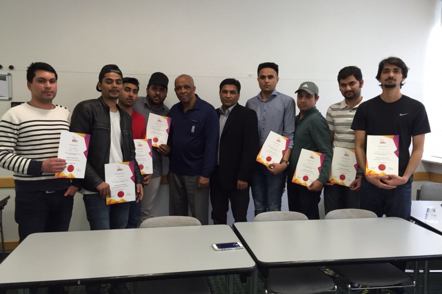 Umpiring course with John Holder